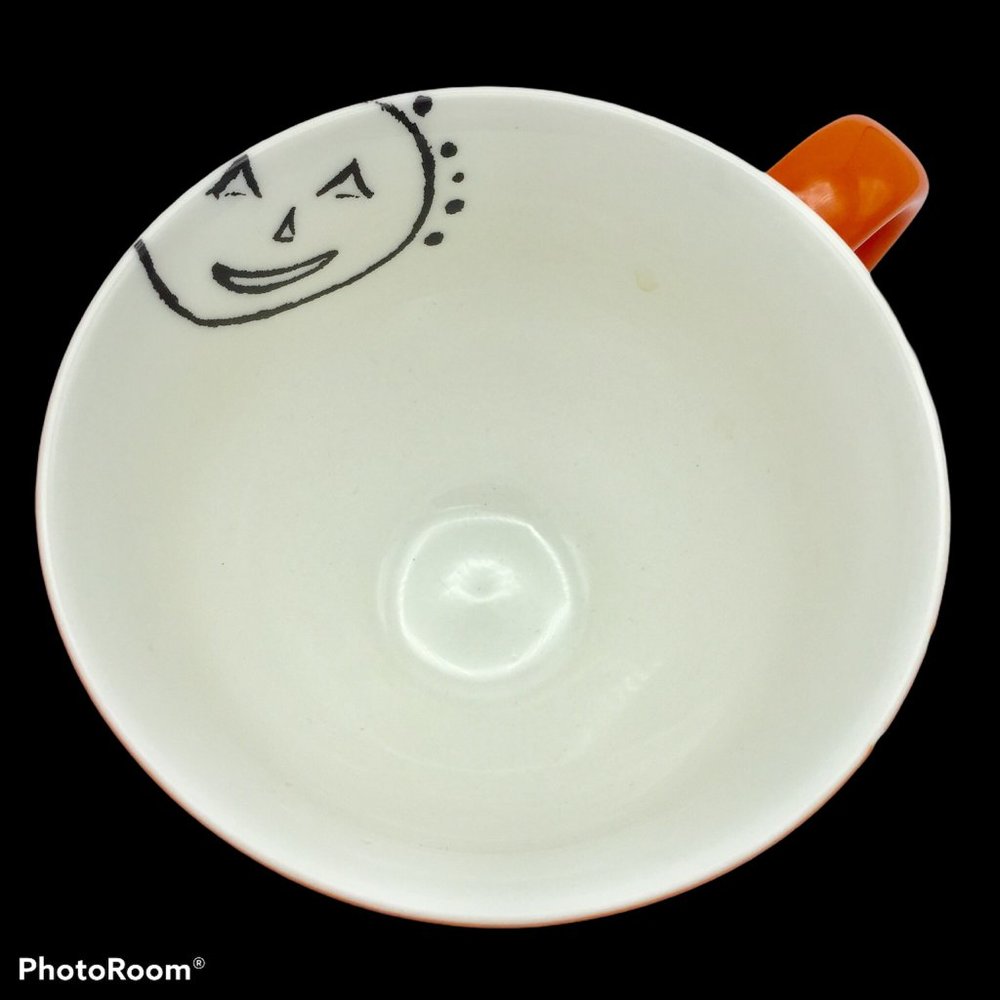 Starbucks 2007 Halloween Jack O Lantern Pumpkin Porcelain Coffee Mug Cup - Picture 5 of 8